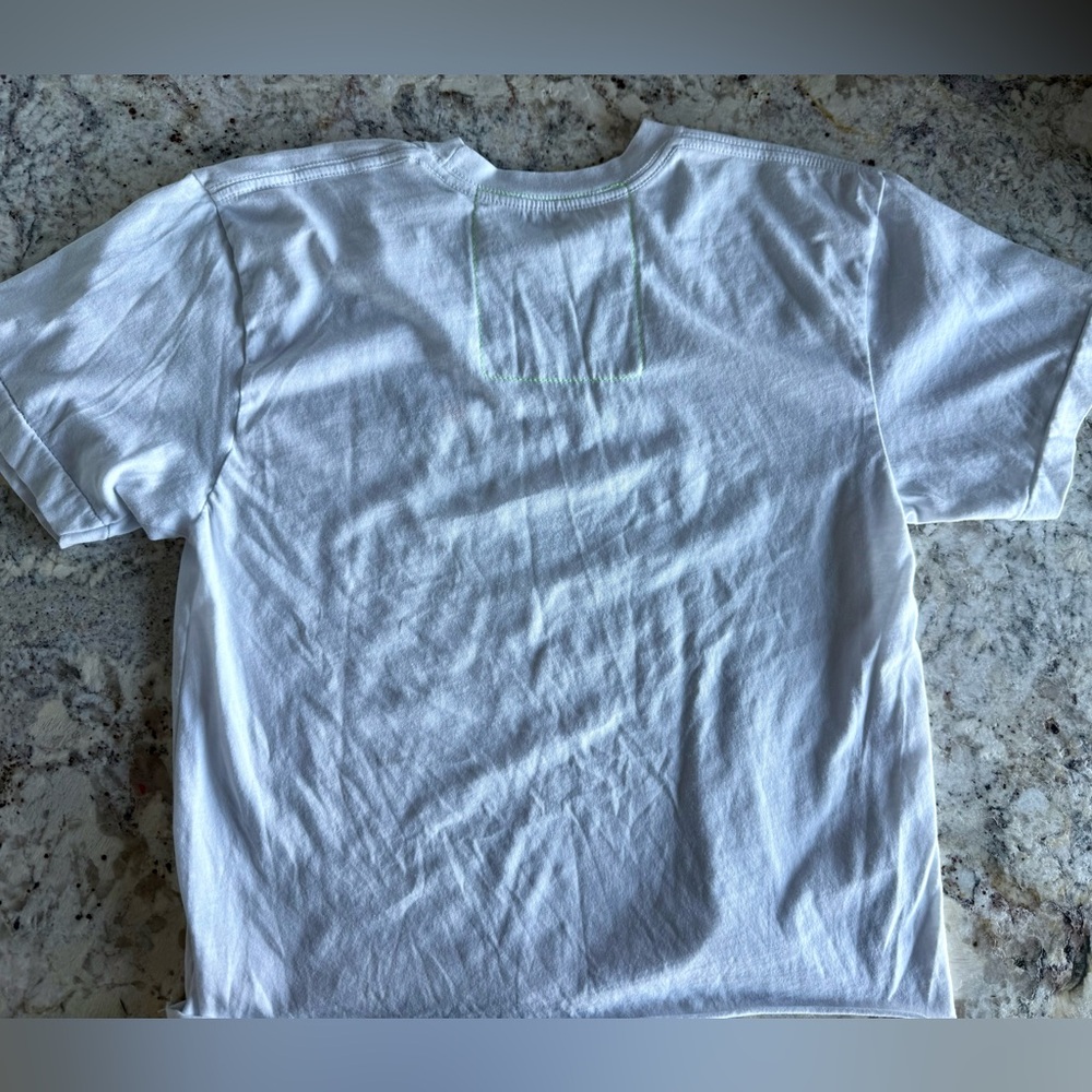 Aviator Nation White Boyfriend Tee, Size Small - Picture 3 of 5
